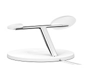 Belkin BoostCharge Plus - Wireless charging stand - with MagSafe + AC power adapter